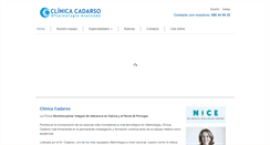 Desktop Screenshot of clinicacadarso.com