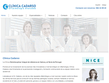 Tablet Screenshot of clinicacadarso.com